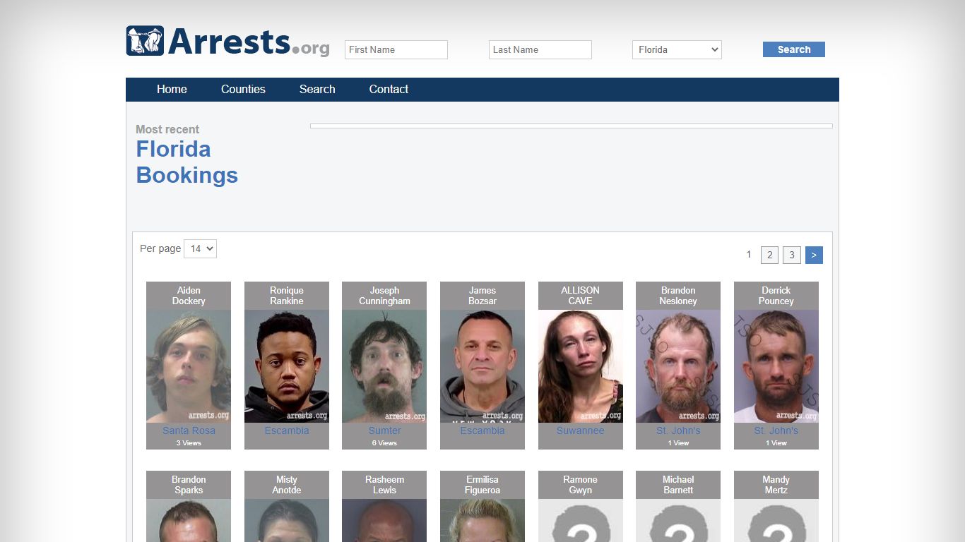 Florida Arrests and Inmate Search